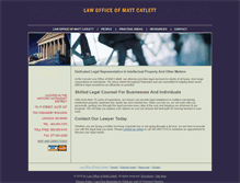 Tablet Screenshot of catlettlaw.com